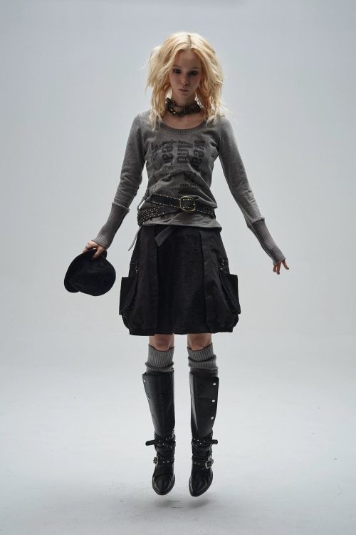 Lace Balloon A-Line Skirt