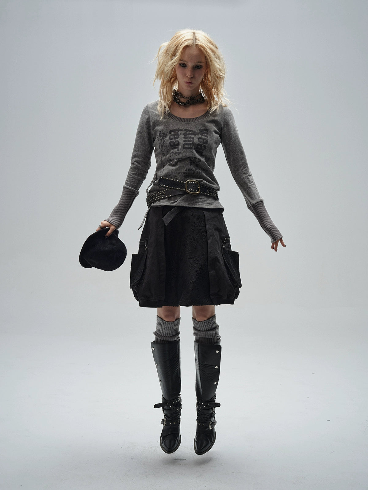 Lace Balloon A-Line Skirt Lace Balloon A-Line Skirt