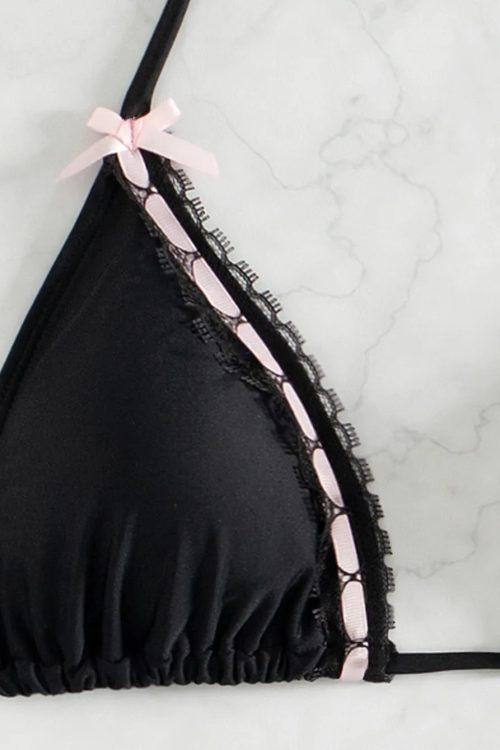 Lace Bow Bikini Set