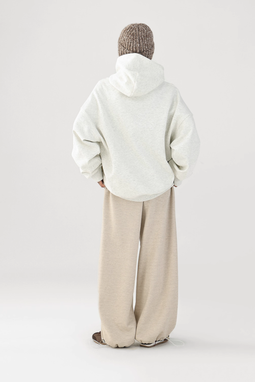 Lace Burnout Embroidered Hoodie