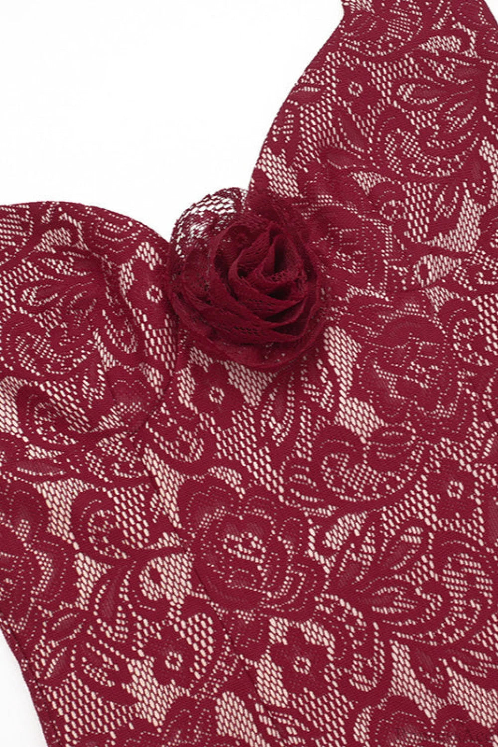 Lace Fitted Halter Bodycon Maxi Dress Lace Fitted Halter Bodycon Maxi Dress