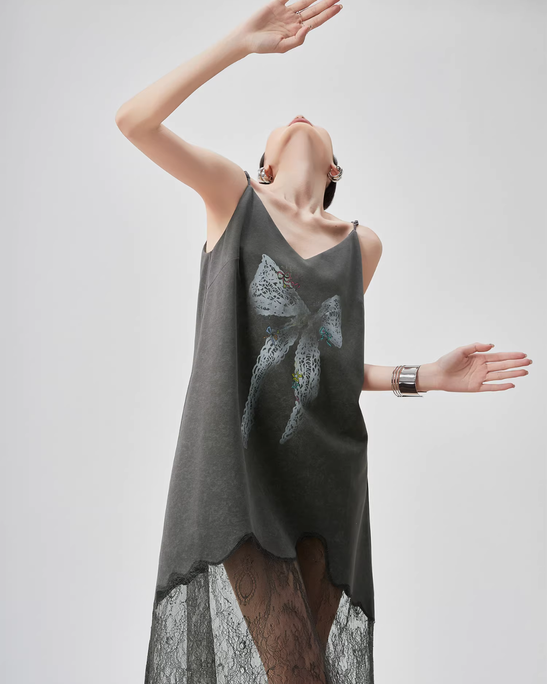 Lace Spliced Camisole Dress Lace Spliced Camisole Dress