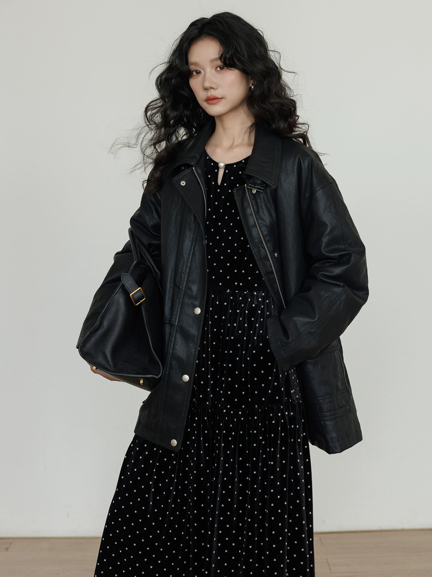 Lapel Leather Jacket Lapel Leather Jacket