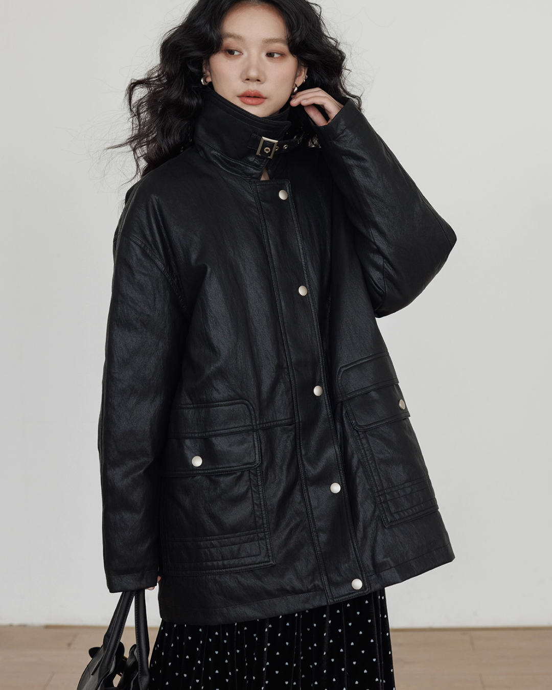 Lapel Leather Jacket Lapel Leather Jacket