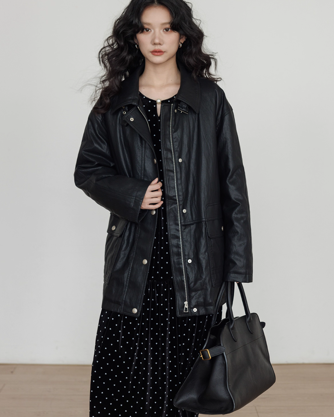 Lapel Leather Jacket Lapel Leather Jacket