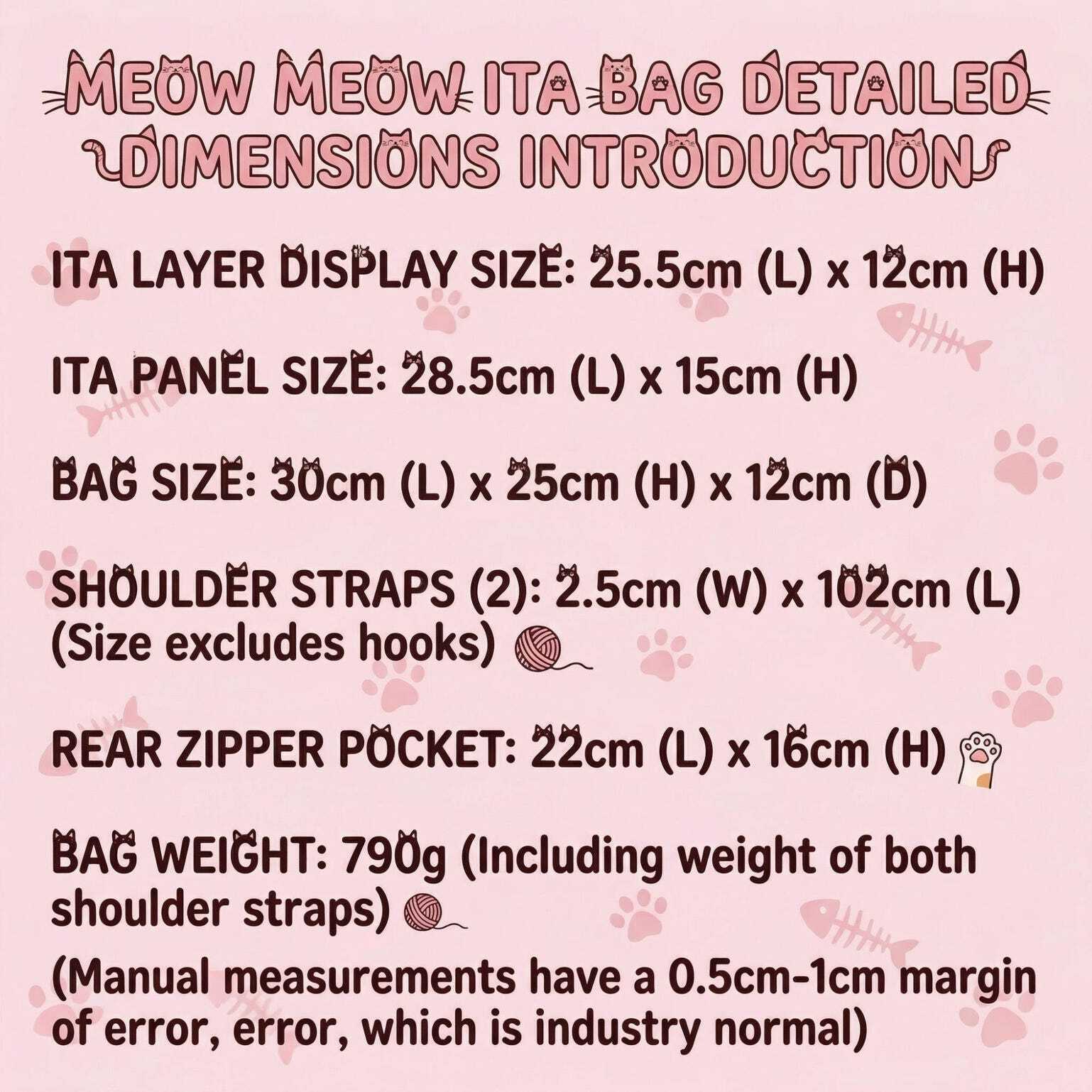 Large Cat Ita Crossbody Bag with Clear Window for Plushies and Pins Large Cat Ita Crossbody Bag with Clear Window for Plushies and Pins