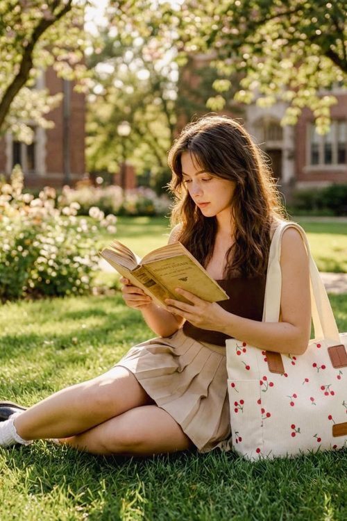Large Cherry Shoulder Bag