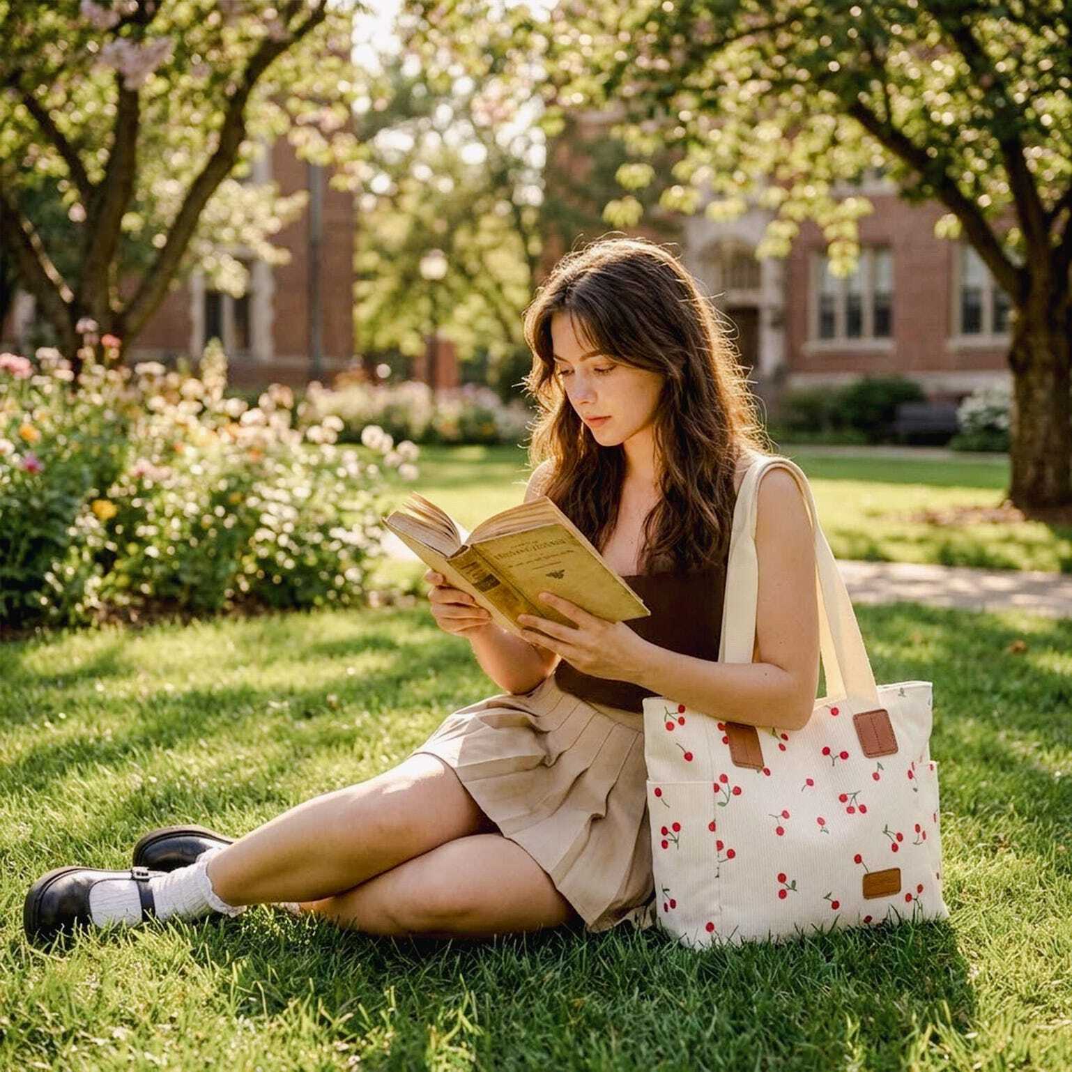 Large Cherry Shoulder Bag Large Cherry Shoulder Bag