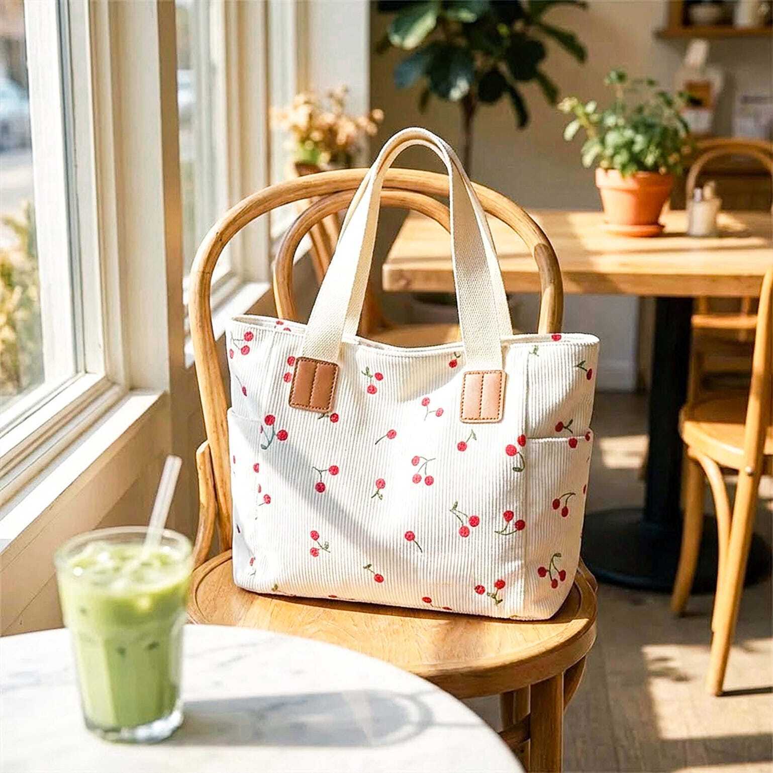 Large Cherry Shoulder Bag Large Cherry Shoulder Bag