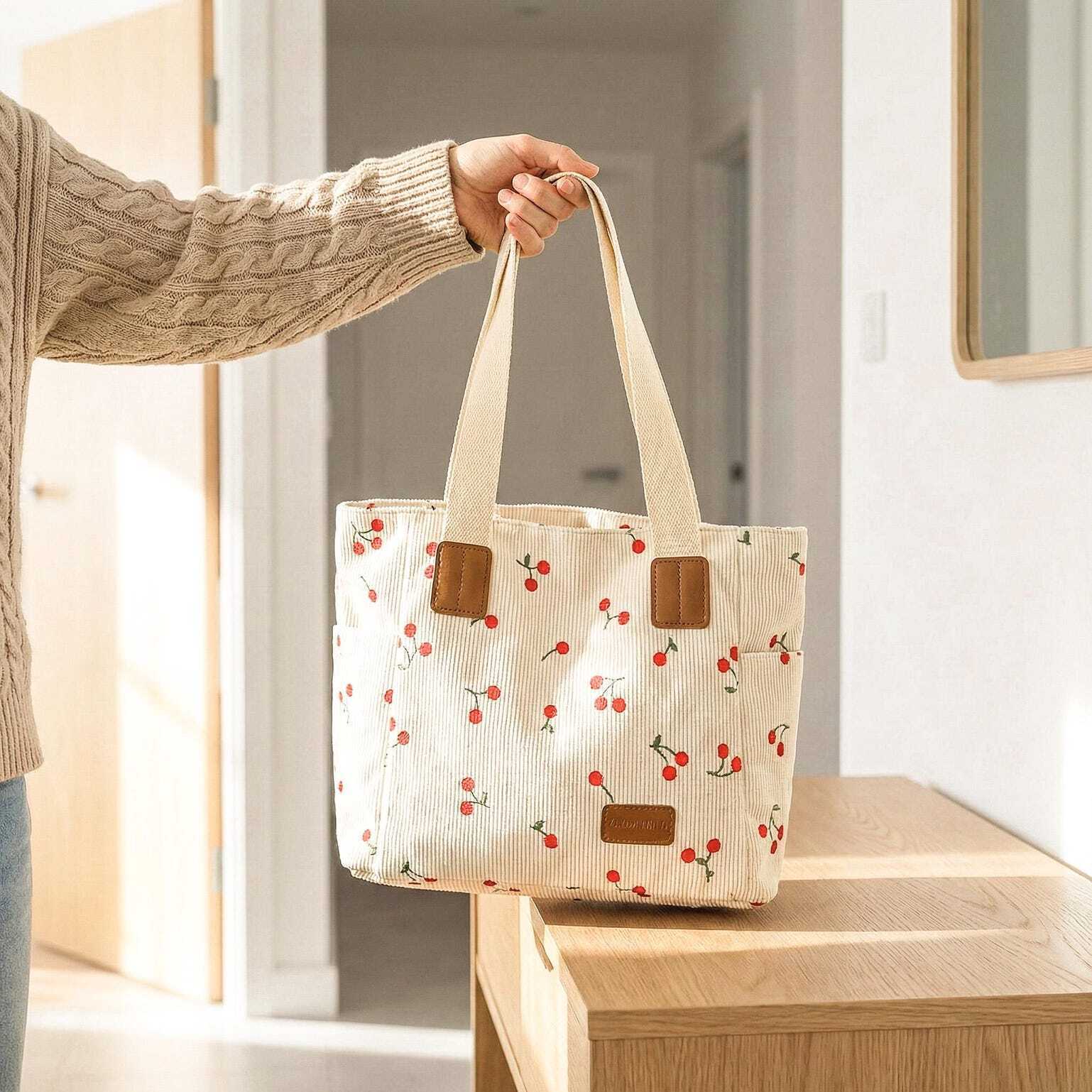 Large Cherry Shoulder Bag Large Cherry Shoulder Bag