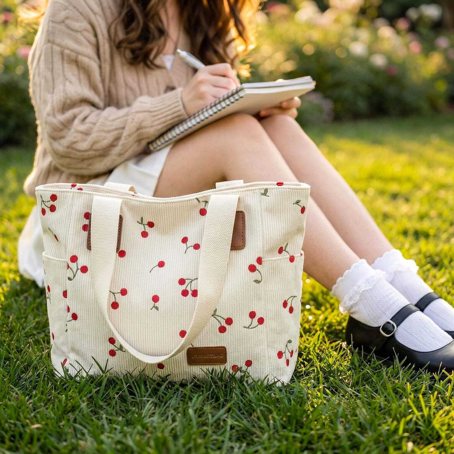 Large Cherry Shoulder Bag Large Cherry Shoulder Bag