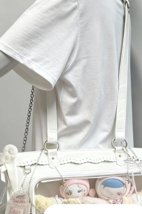 Large Ita Backpack with Clear Window for Plushies and Pins