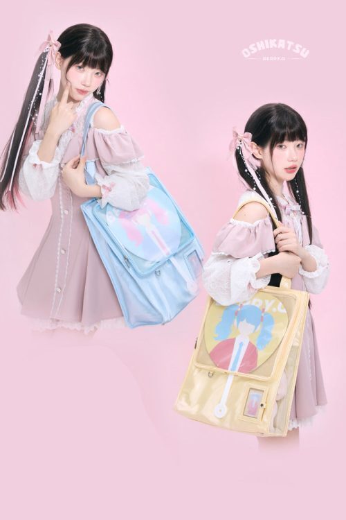 Large Ita Bag with Clear Window for Plushies and Pins