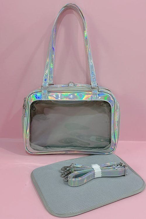 Large Ita Handbag with Clear Window and Included Insert for Plushies and Pins