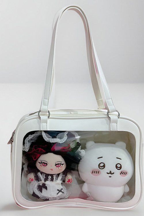 Large Ita Handbag with Clear Window and Included Insert for Plushies and Pins