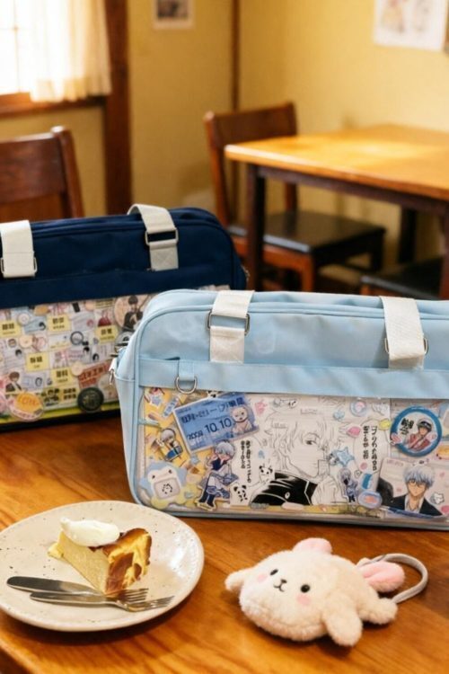 Large Ita Messenger Bag with Clear Window for Plushies and Pins