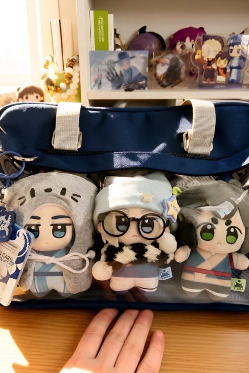 Large Ita Messenger Bag with Clear Window for Plushies and Pins