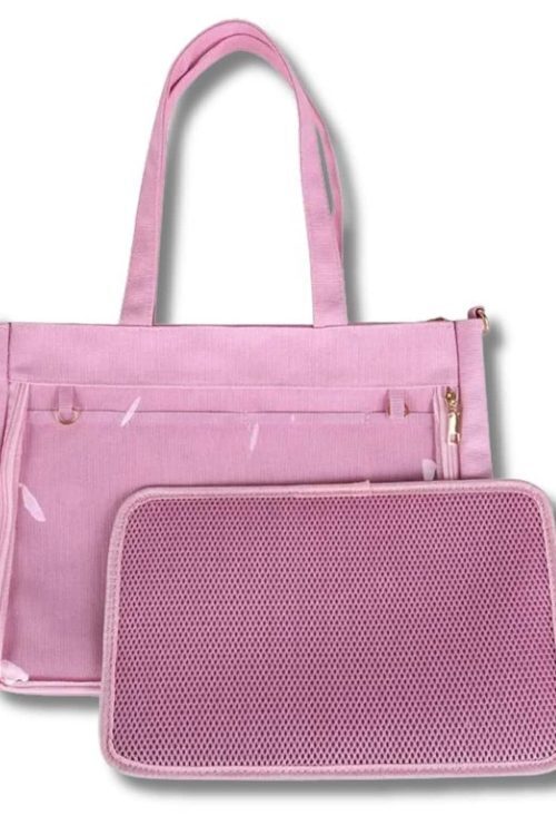 Large Ita Shoulder Bag with Clear Window for Pin Display