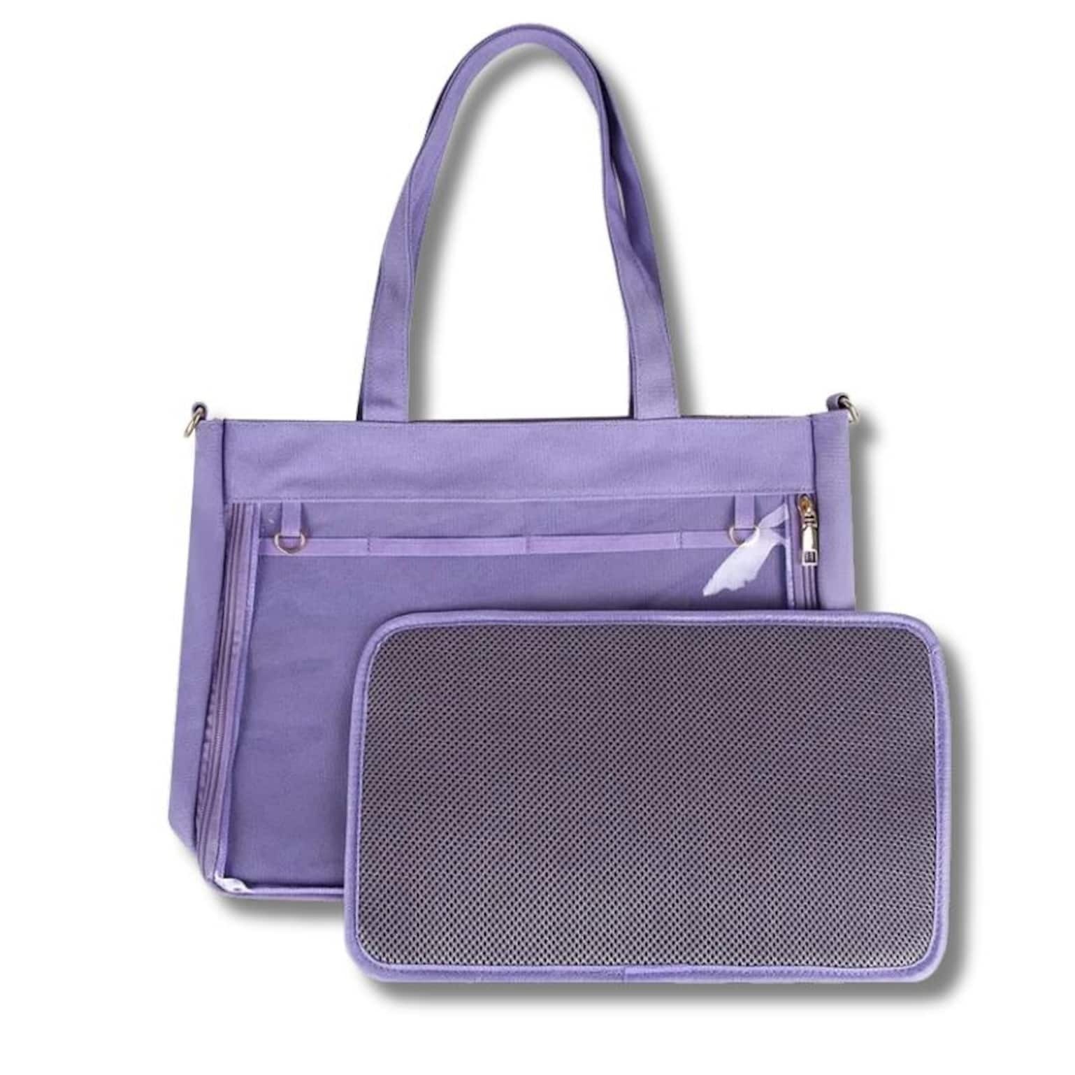 Large Ita Shoulder Bag with Clear Window for Pin Display Large Ita Shoulder Bag with Clear Window for Pin Display