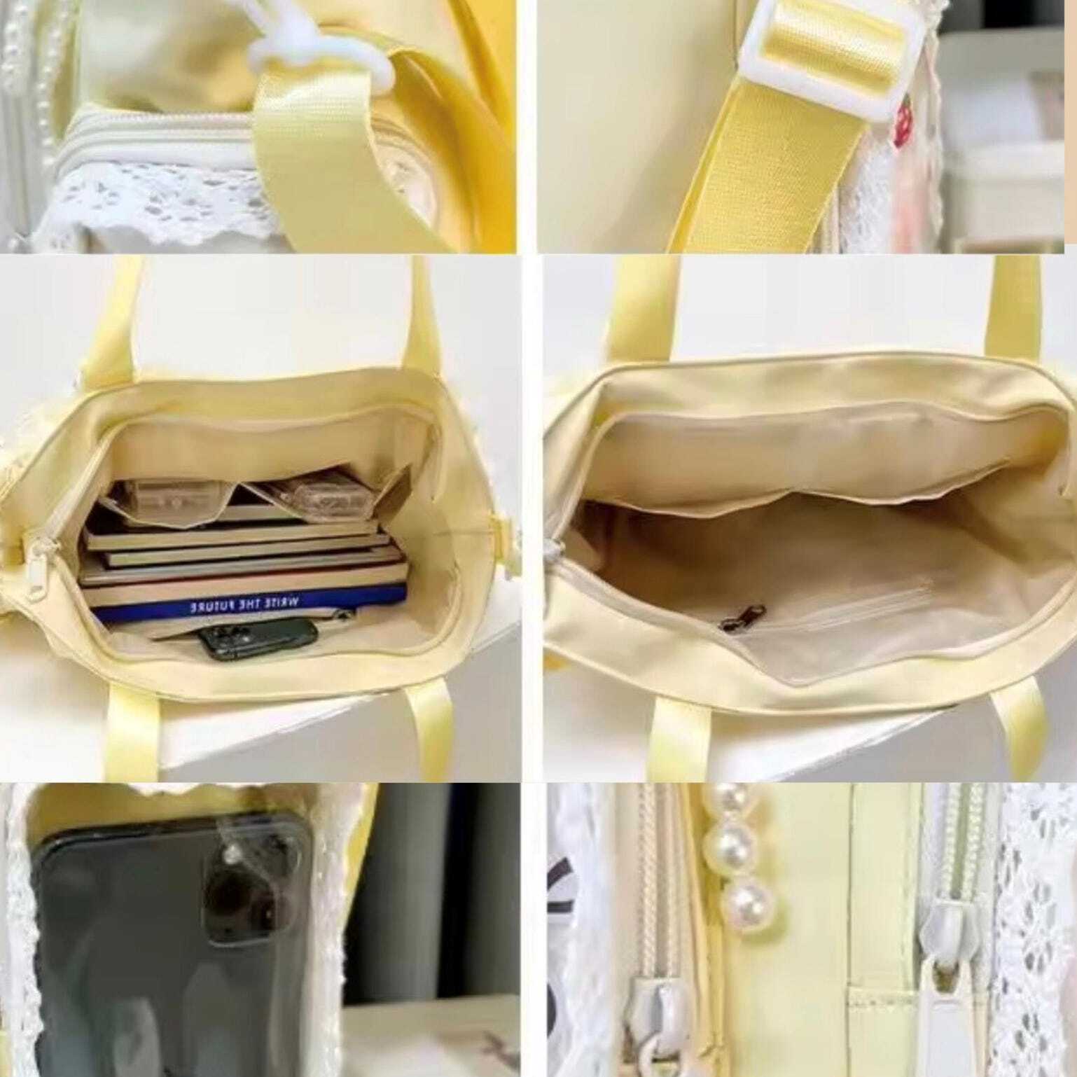 Large Pink Convertible Ita Bag for Pin Display Large Pink Convertible Ita Bag for Pin Display