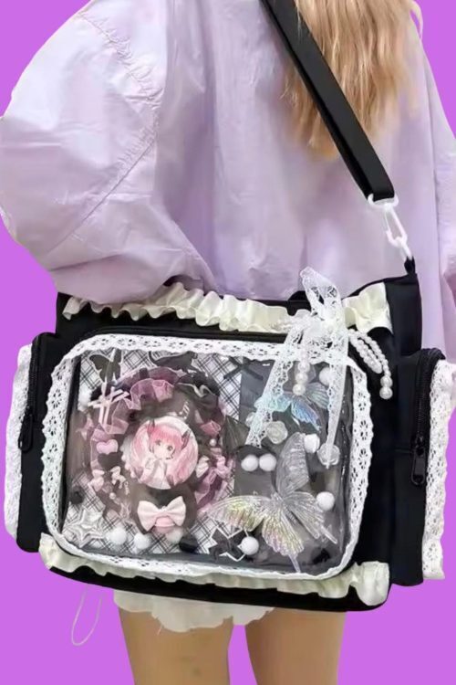 Large Pink Convertible Ita Bag for Pin Display