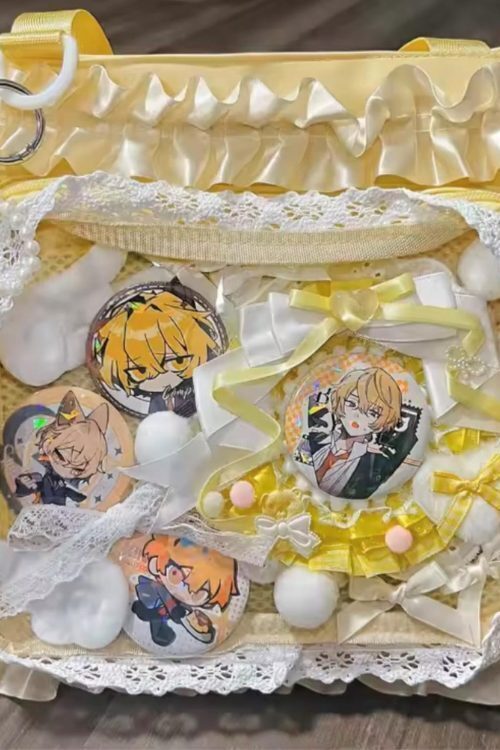 Large Pink Convertible Ita Bag for Pin Display