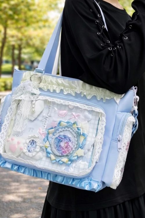 Large Pink Convertible Ita Bag for Pin Display