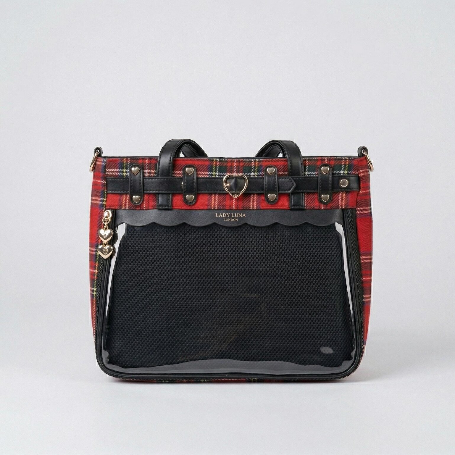 Large Pink Kawaii Y2K Ita Handbag with Clear Window for Pin Display Large Pink Kawaii Y2K Ita Handbag with Clear Window for Pin Display