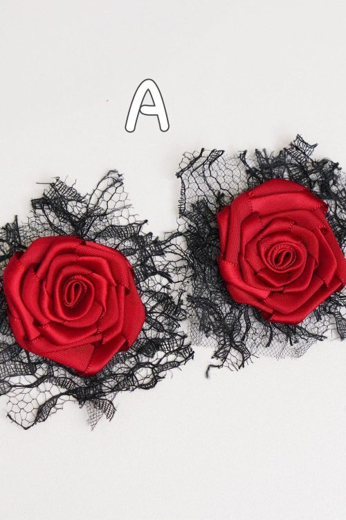 Large Red Kawaii Ita Bag with Clear Window for Pin Display