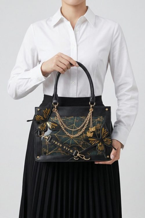 Large Red Kawaii Y2K Ita Handbag with Clear Window for Pin Display