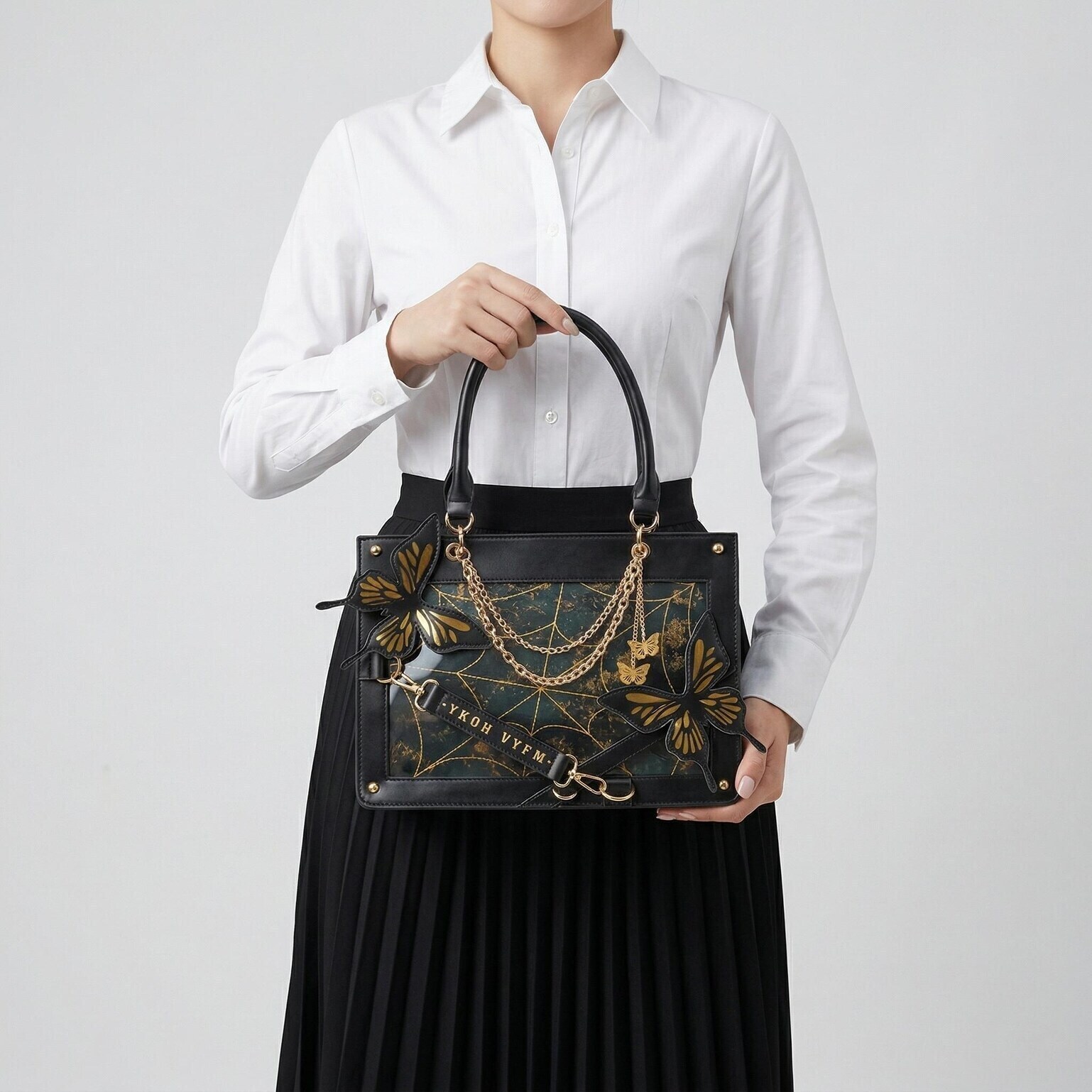 Large Red Kawaii Y2K Ita Handbag with Clear Window for Pin Display Large Red Kawaii Y2K Ita Handbag with Clear Window for Pin Display