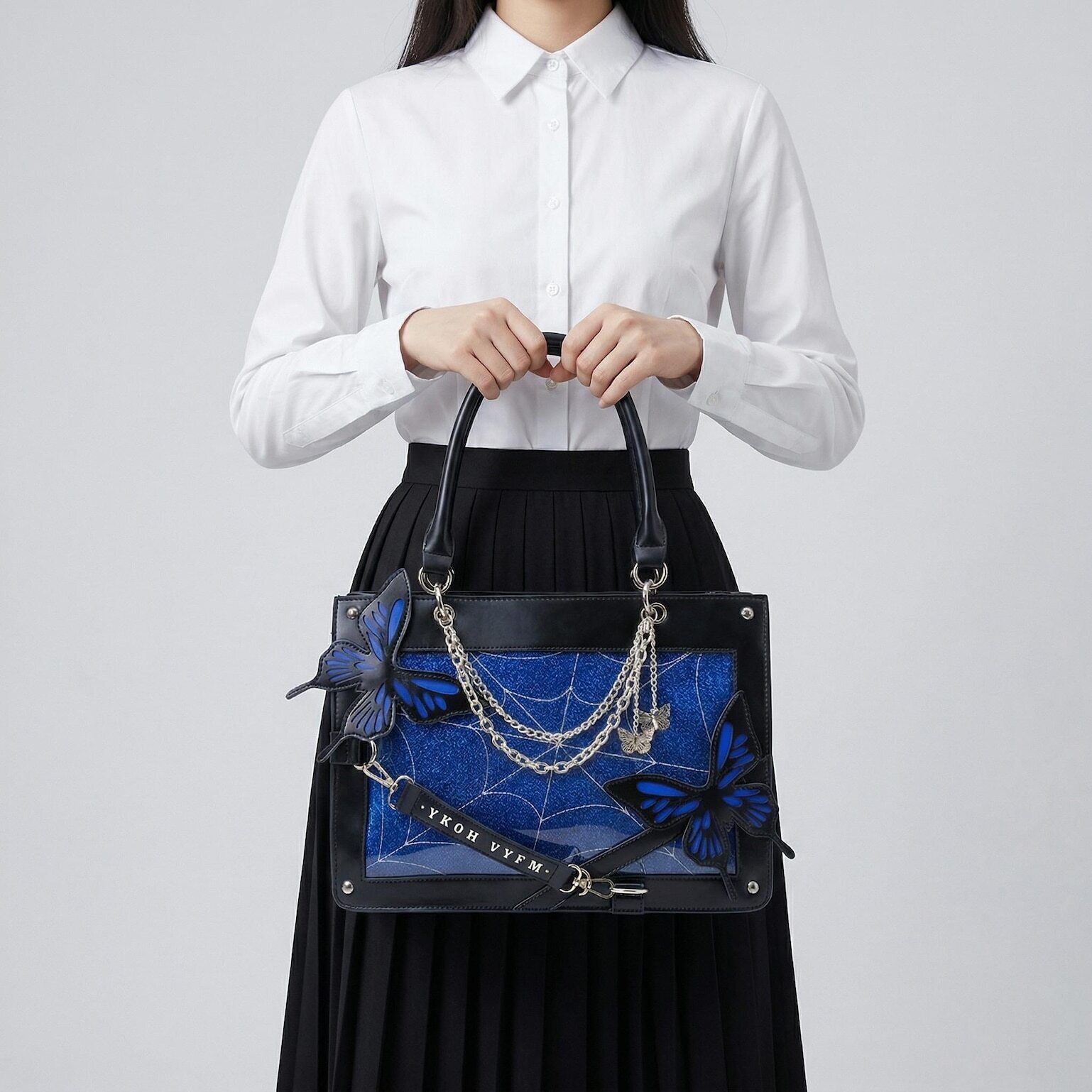 Large Red Kawaii Y2K Ita Handbag with Clear Window for Pin Display Large Red Kawaii Y2K Ita Handbag with Clear Window for Pin Display