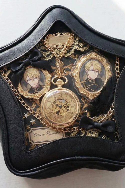 Large Star Ita Bag with Clear Window for Pin Display