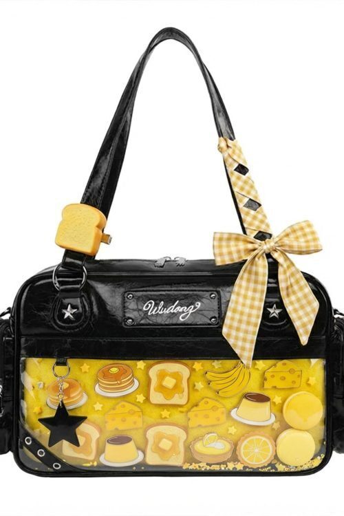 Large Y2K Convertible Ita Bag for Pin Display