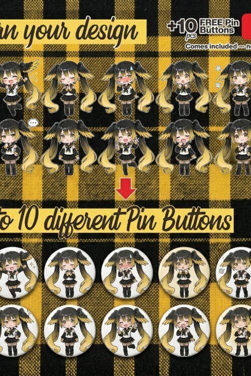 Large Yellow Kawaii Y2K Ita Backpack with Clear Window for Photocards and Pins