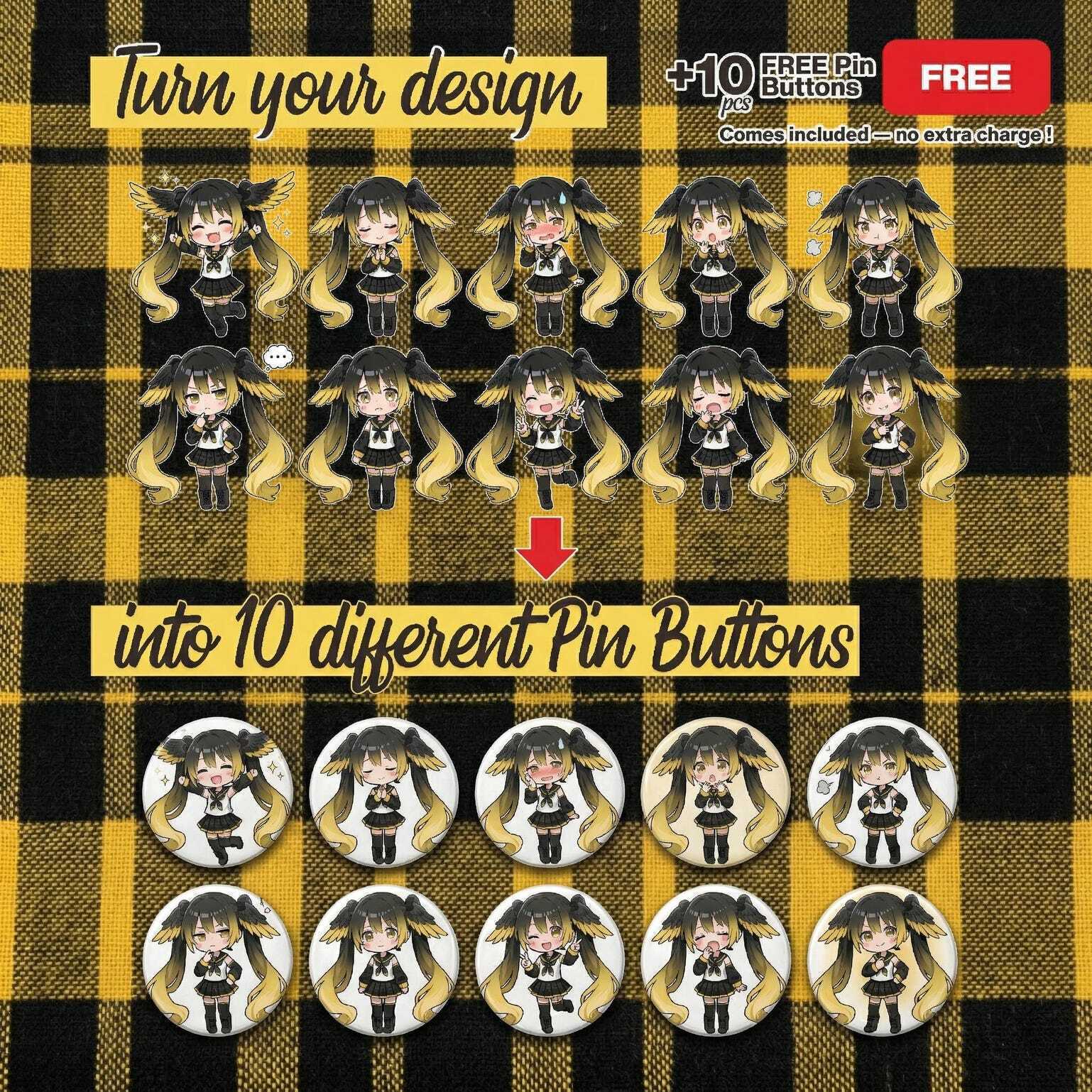 Large Yellow Kawaii Y2K Ita Backpack with Clear Window for Photocards and Pins Large Yellow Kawaii Y2K Ita Backpack with Clear Window for Photocards and Pins