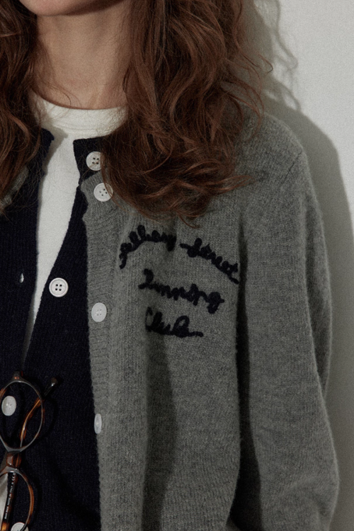 Layered Style Knit Cardigan