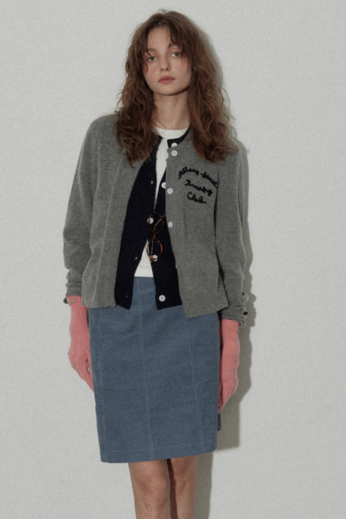 Layered Style Knit Cardigan