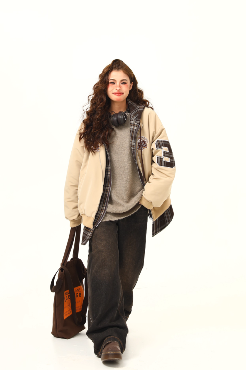 Layered Style Zip Up Hoodie