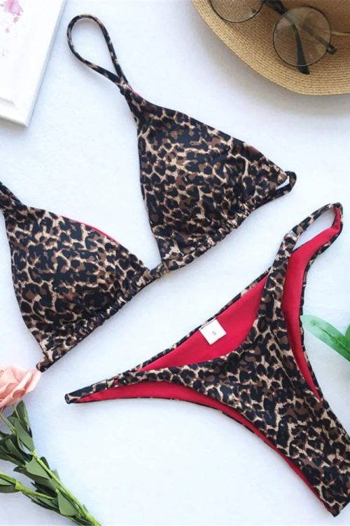 Leopard Brazilian Bikini Set