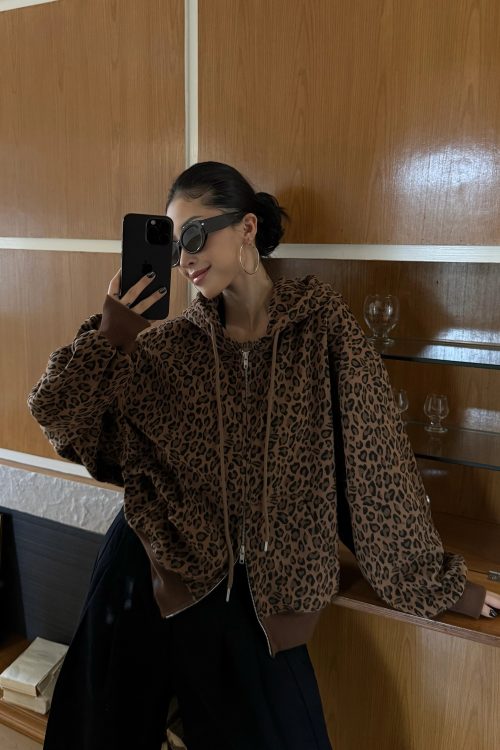 Leopard Long Sleeve Jacket