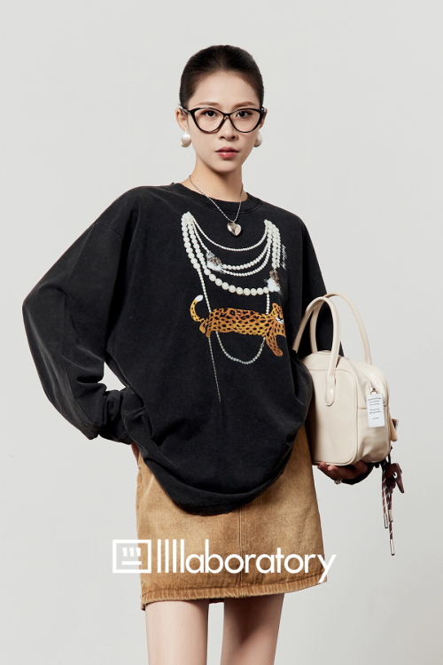 Leopard Print Loose T-Shirt