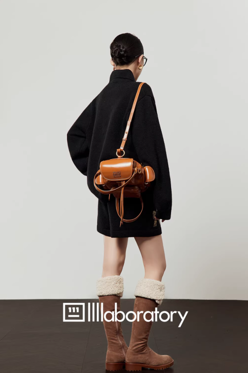 Leopard Ribbon Knit Cardigan