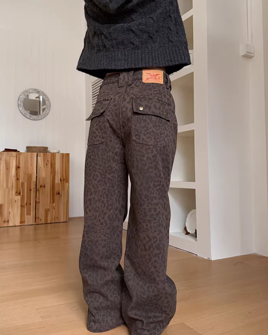 Leopard Wide Pants Leopard Wide Pants