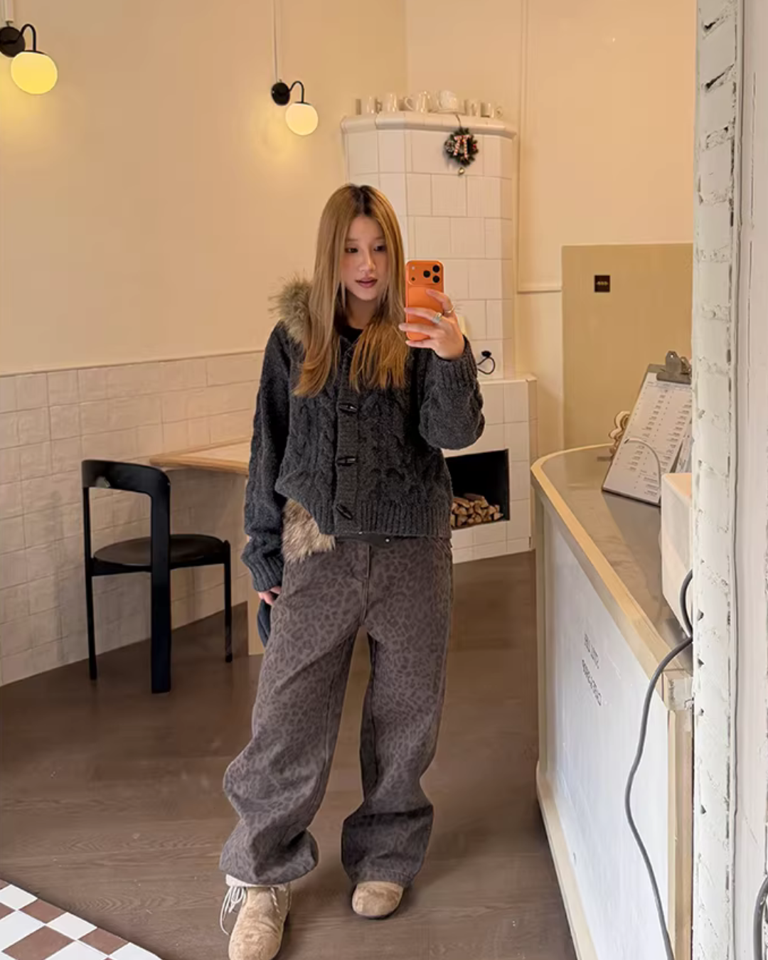 Leopard Wide Pants Leopard Wide Pants