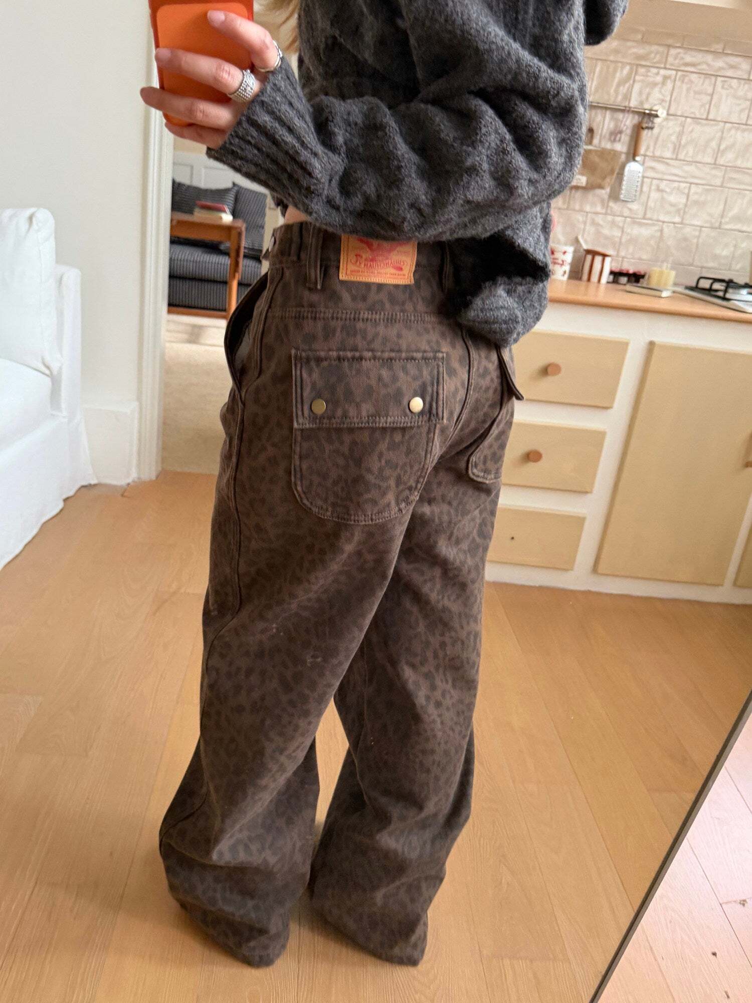 Leopard Wide Pants Leopard Wide Pants