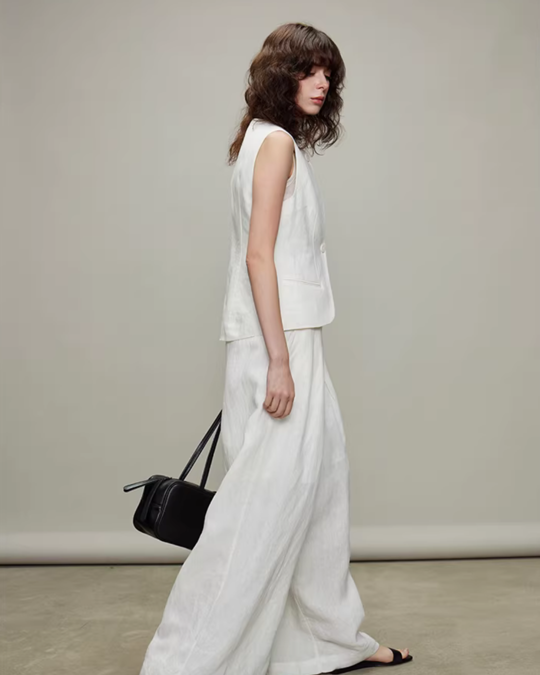 Linen Long-Sleeve Shirt / Casual Pants Linen Long-Sleeve Shirt / Casual Pants