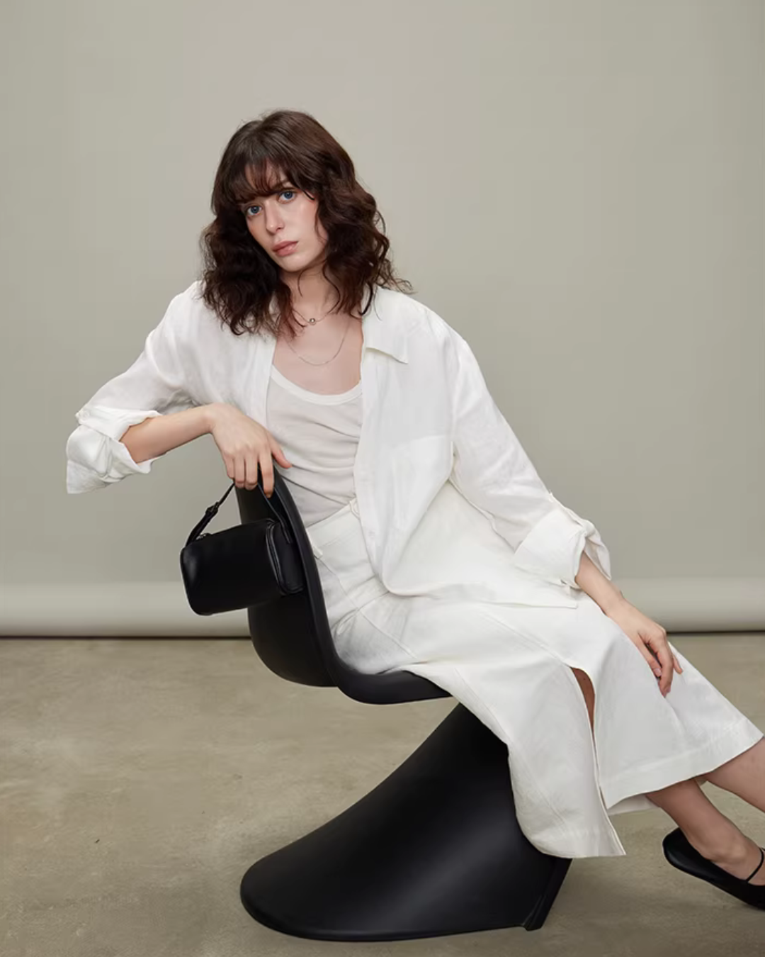 Linen Long-Sleeve Shirt / Casual Pants Linen Long-Sleeve Shirt / Casual Pants