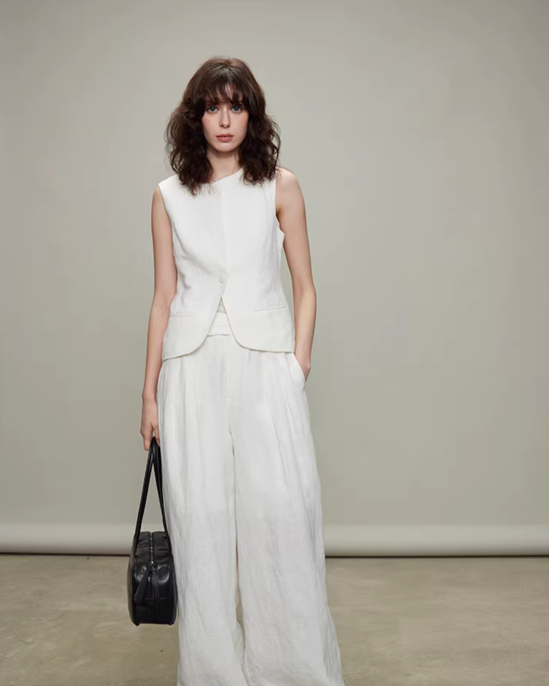 Linen Long-Sleeve Shirt / Casual Pants Linen Long-Sleeve Shirt / Casual Pants