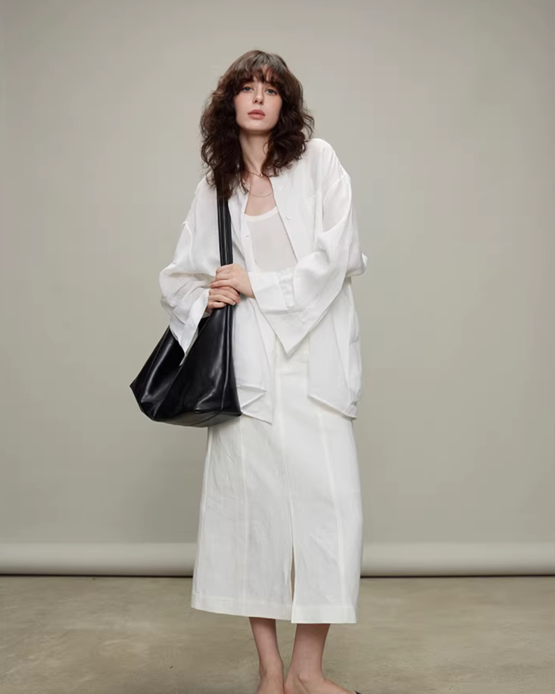 Linen Long-Sleeve Shirt / Casual Pants Linen Long-Sleeve Shirt / Casual Pants